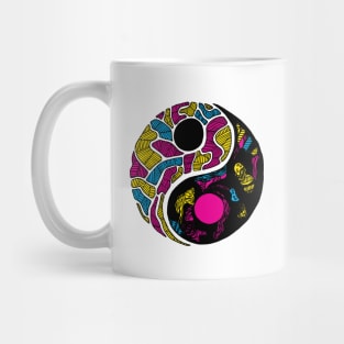 CMYK Abstract Yin Yang Mug